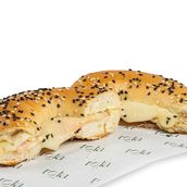 Cheese Turkey & Jalapeno bagel