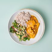 Best Ever Thai Red Chicken Curry with Rice