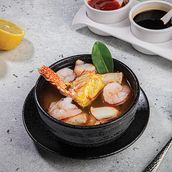 Tom yum soup seafood