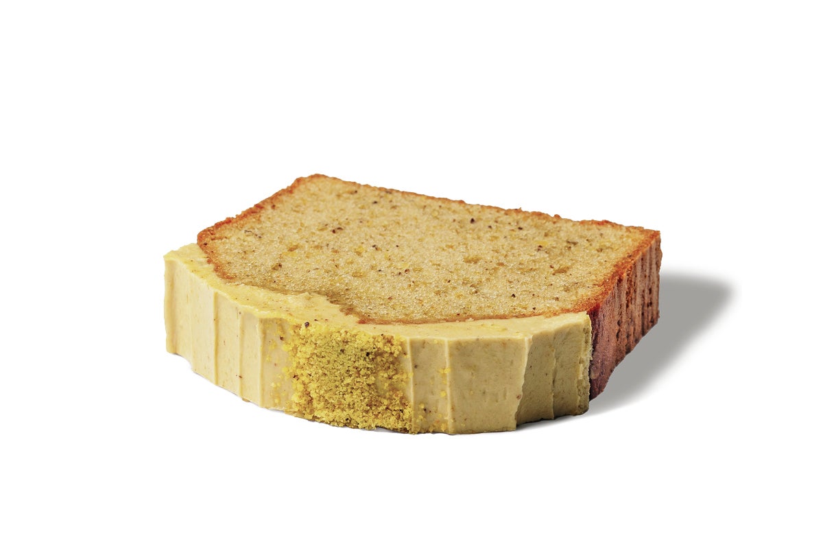 Pistachio & White Chocolate Loaf Cake