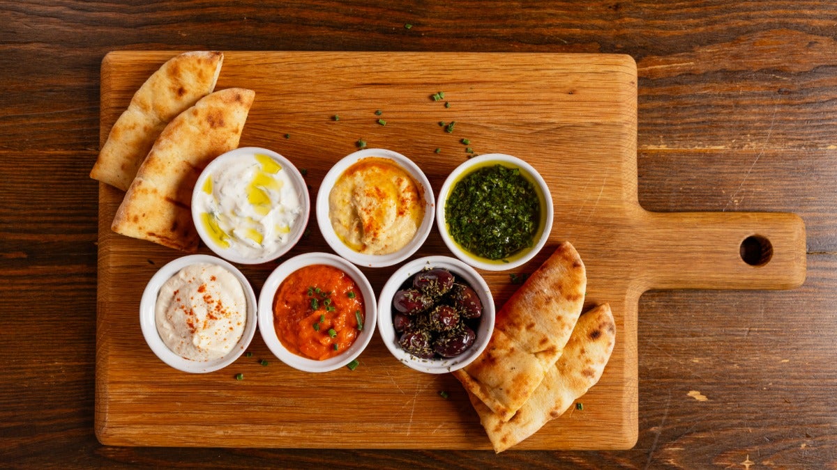 Mythos dip Platter