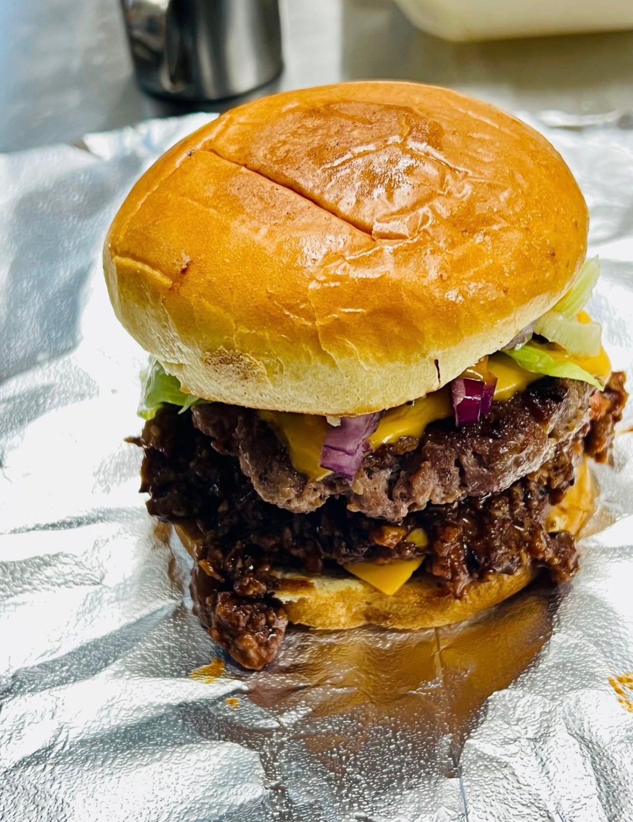 BBQ Pulled Angus Beef Burger