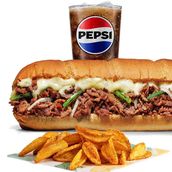 Steak And Cheese 6 Inch Meal