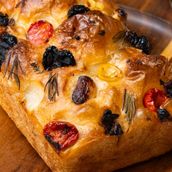 Sourdough Tomato herbs Focaccia