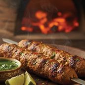 CHICKEN SEEKH KABAB dish single