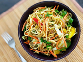 Eggs hakka noodle