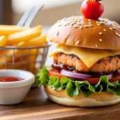 Baked Salmon Burger