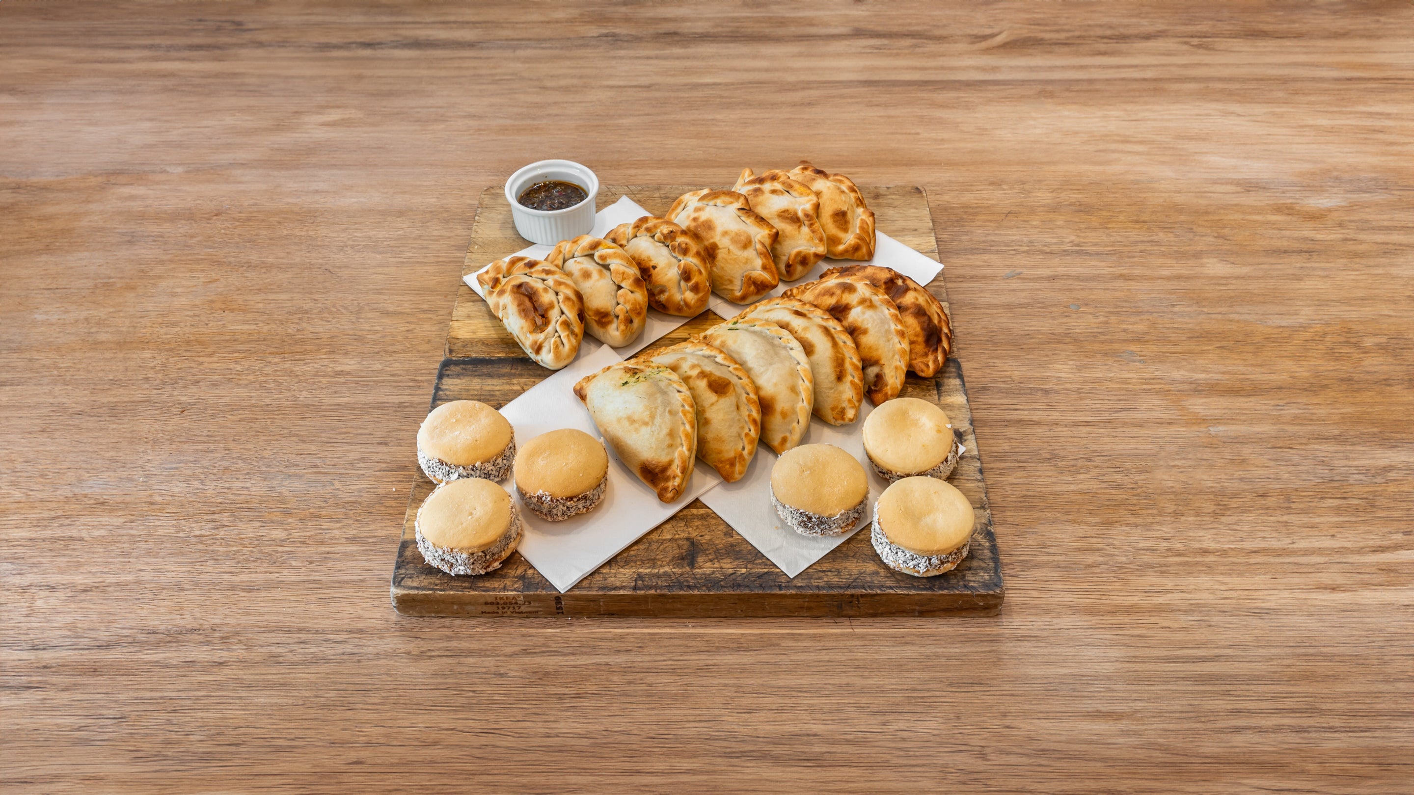 Deal Empanadas x12, Alfajores x6 Ready to Eat