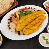 Hamur Fish Fry with Rice