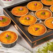 Basbousa Cream And Saffron