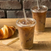 Spanish Latte With Croissant