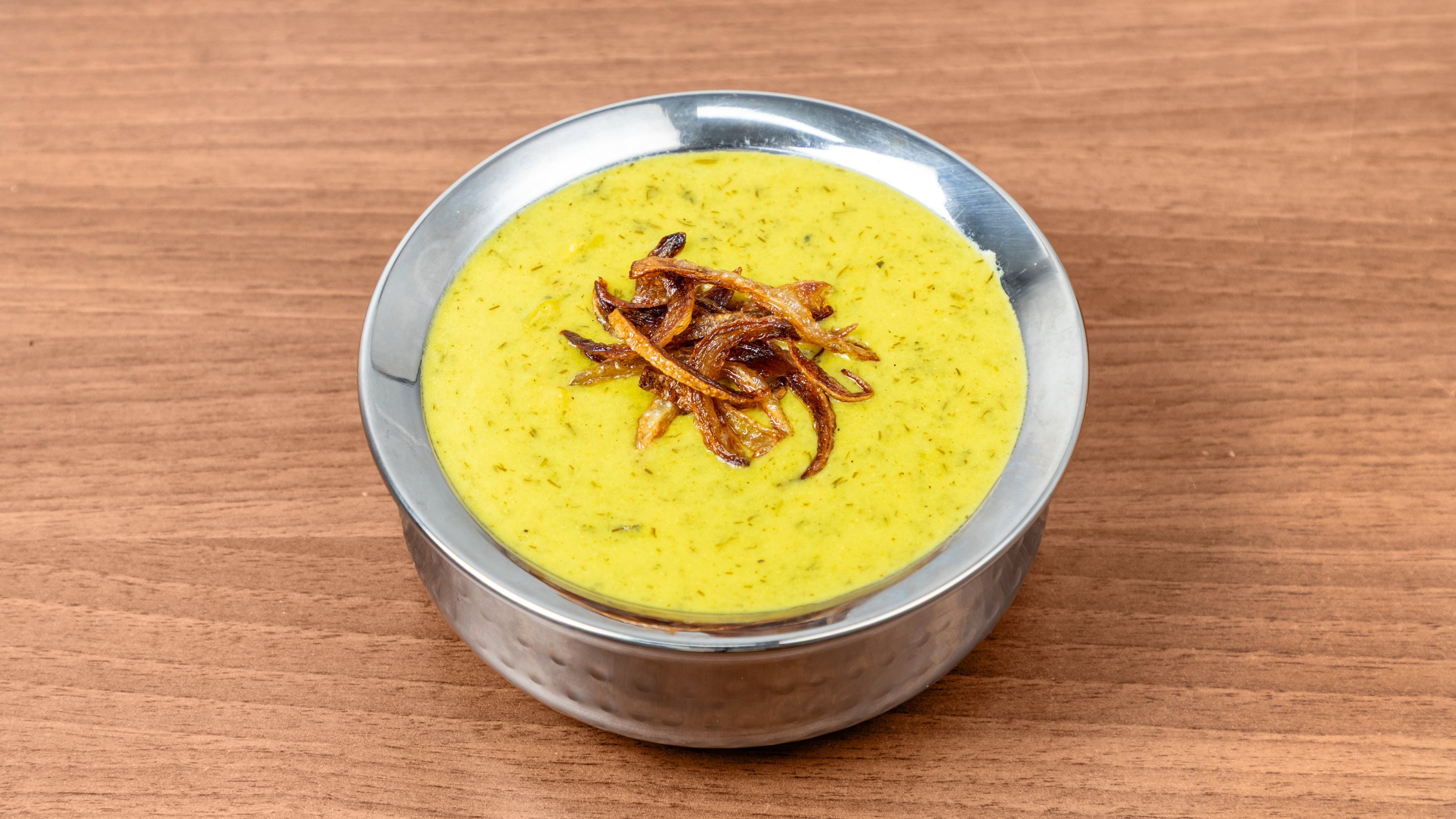Ash Dough (Persian Ayran and Herb Soup) آش دوغ