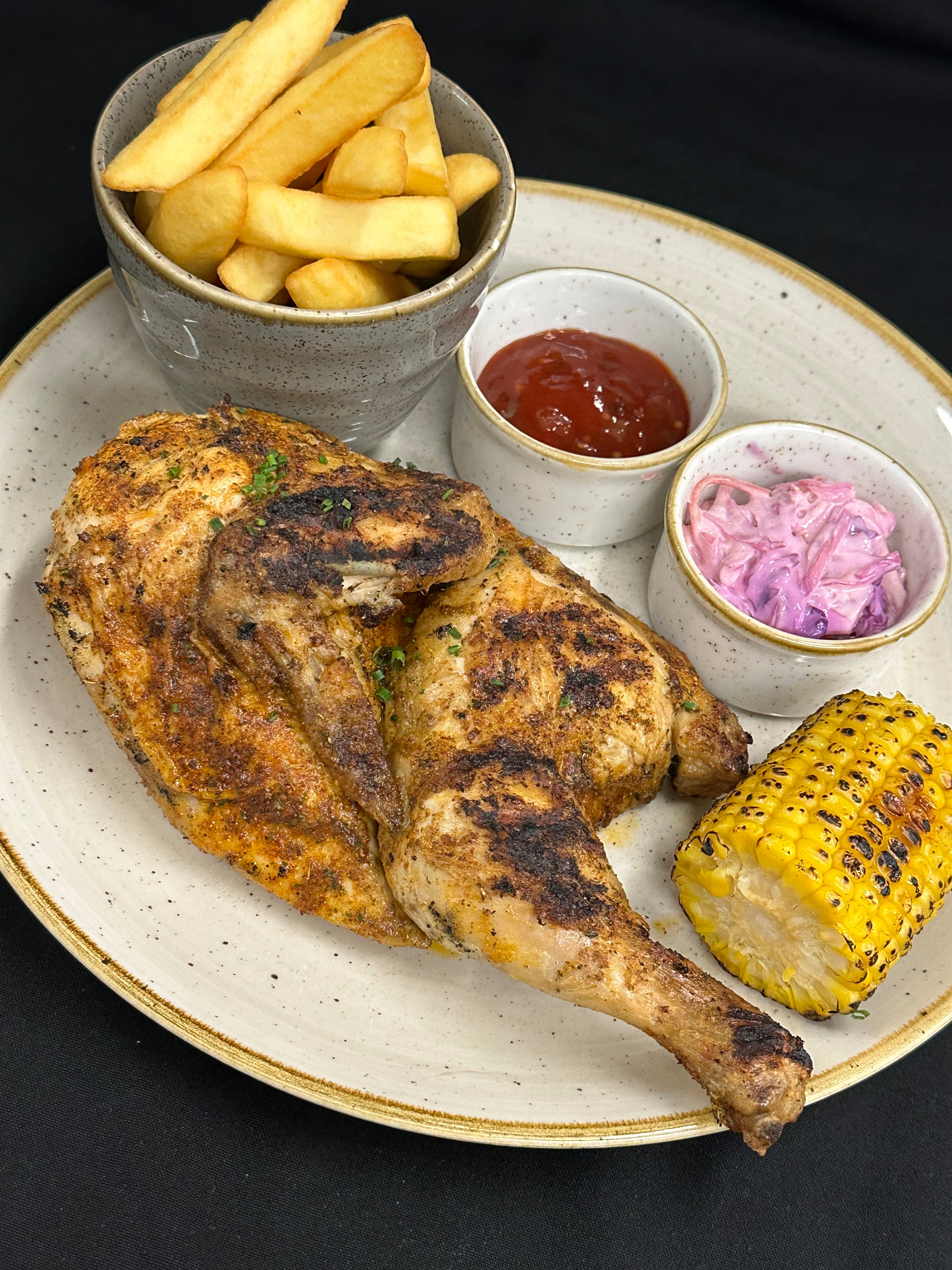 Chimichurri Half Roast chicken.