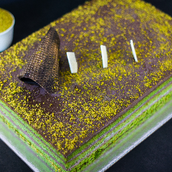Big Pistachio Nutella Cake
