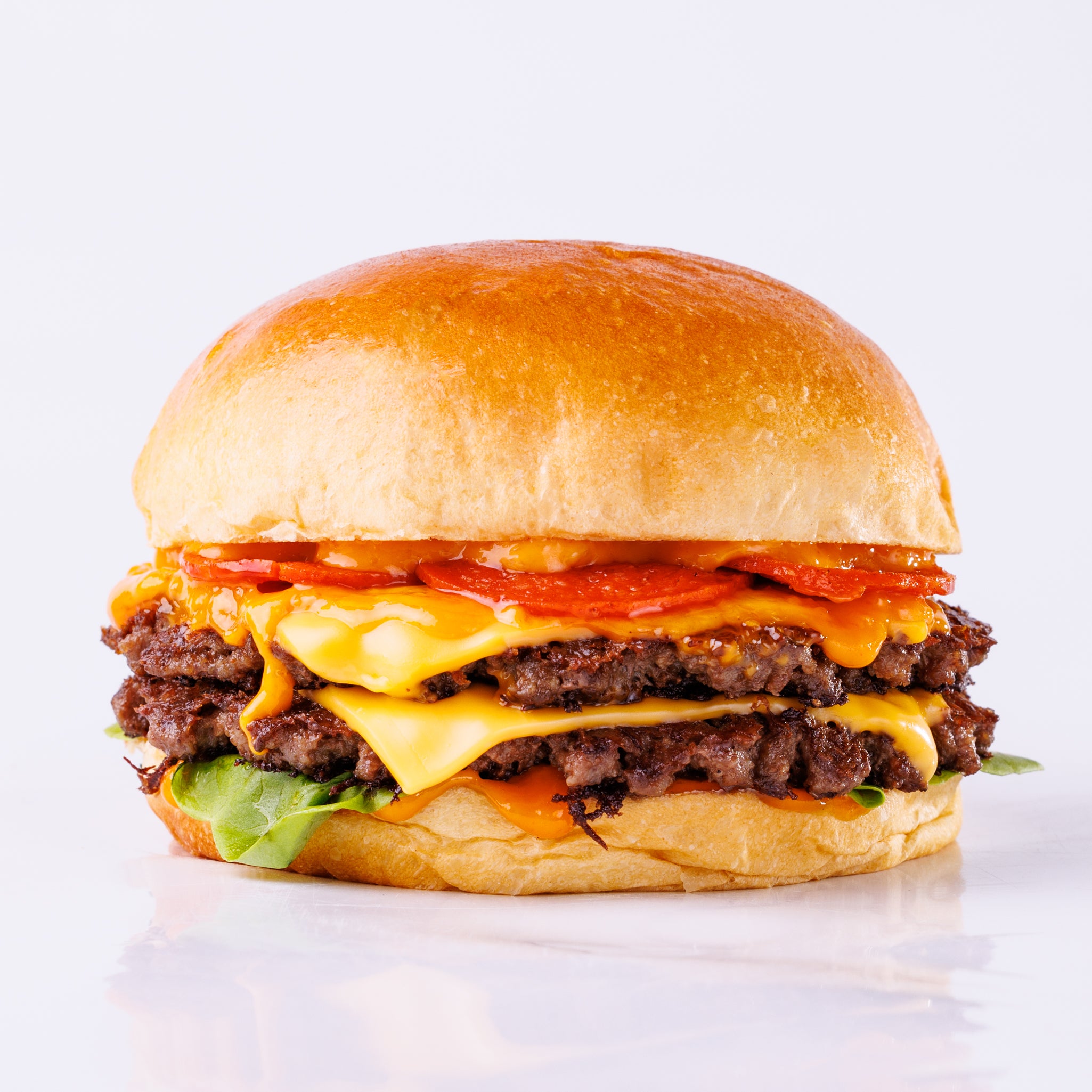 Pepperoni Angus Burger
