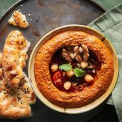 Hummus With Muhammara