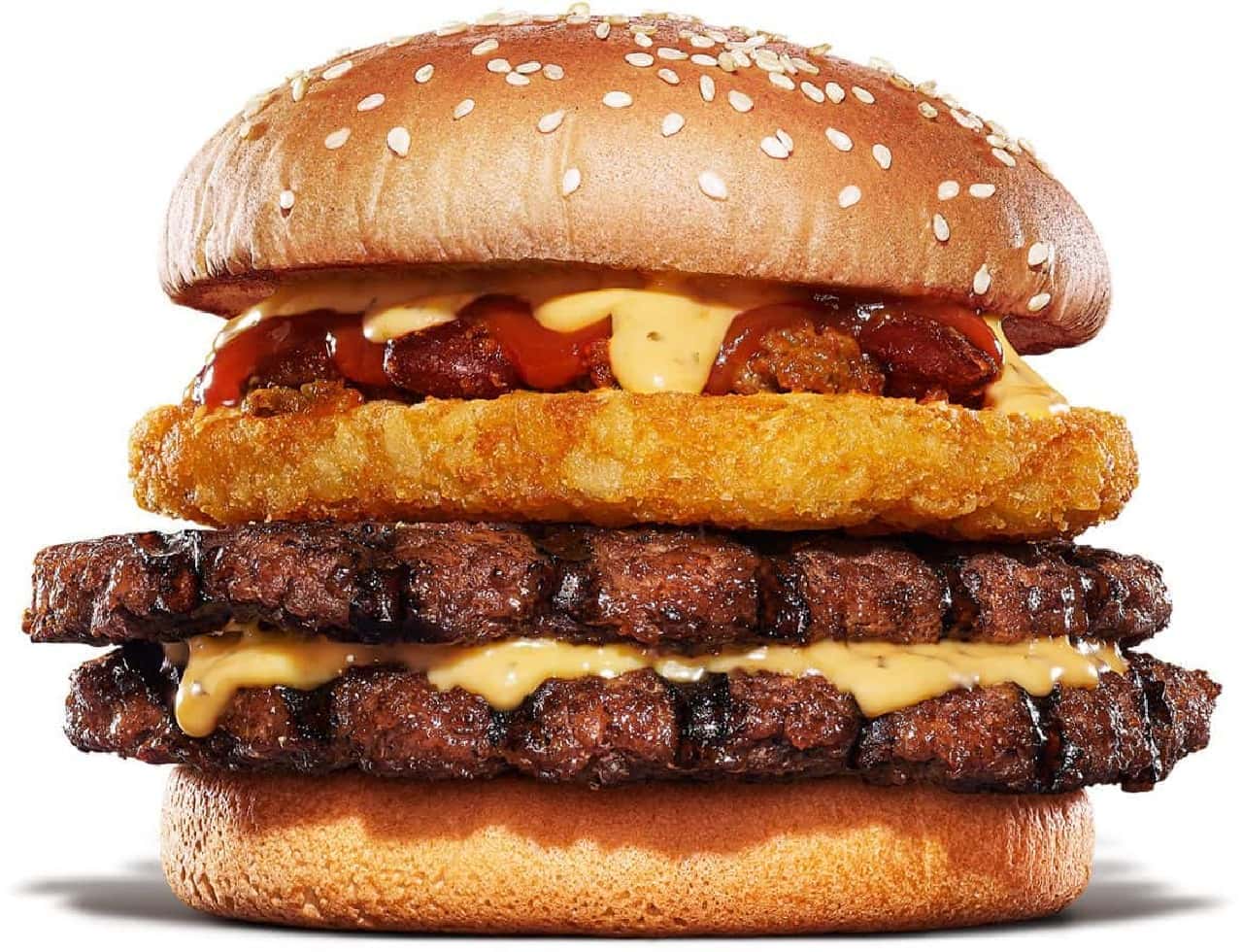 Hash Brown Burger.