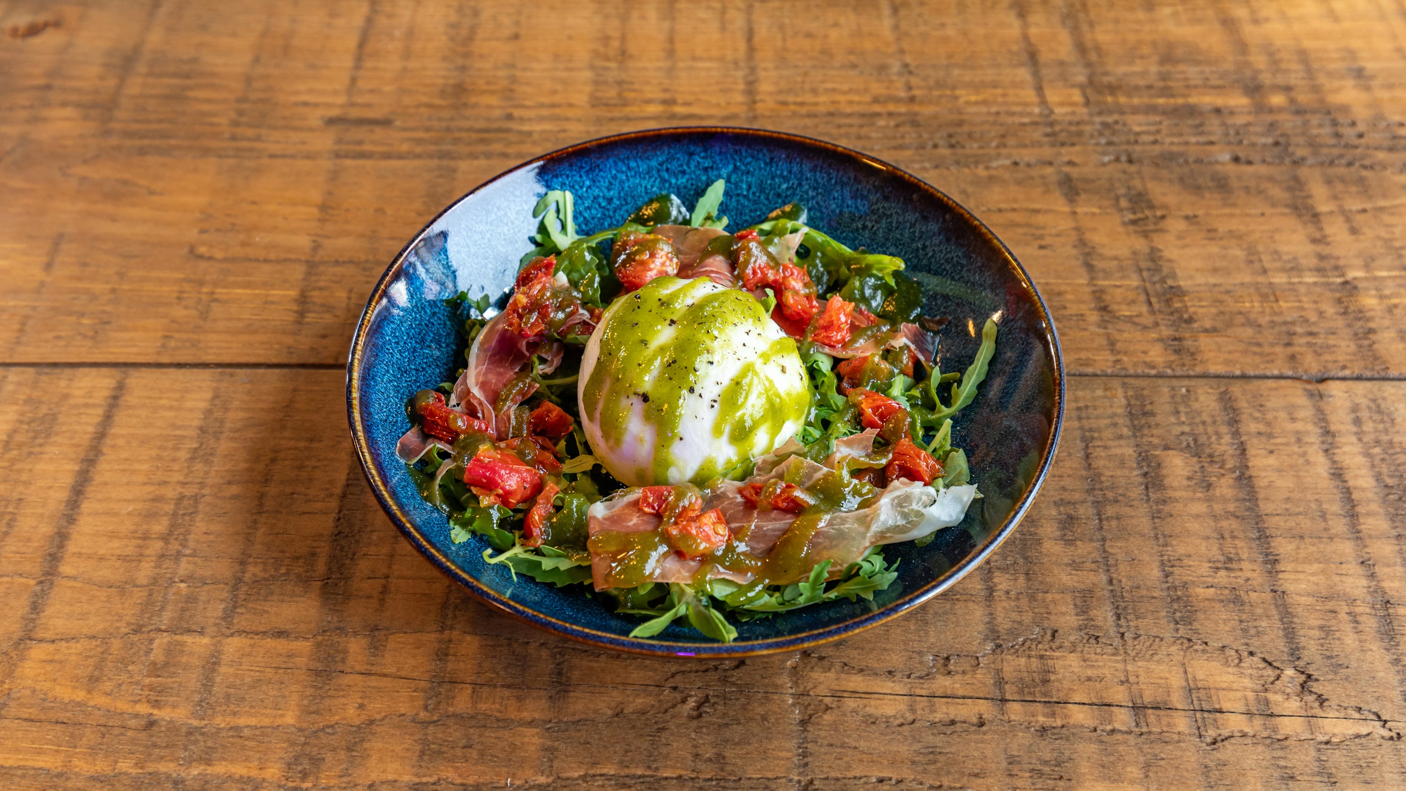 Artisan Burrata with proscuitto