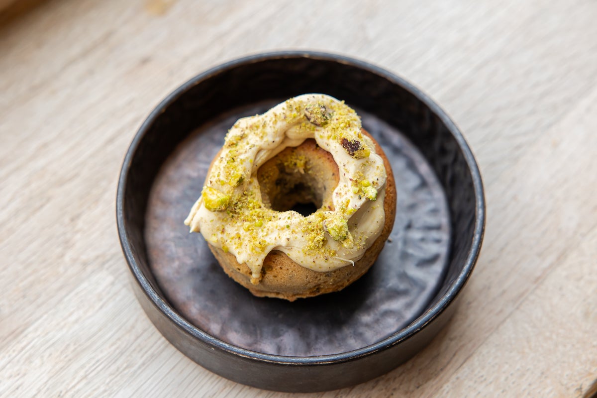 White Chocolate and Pistachio Pronut (V)