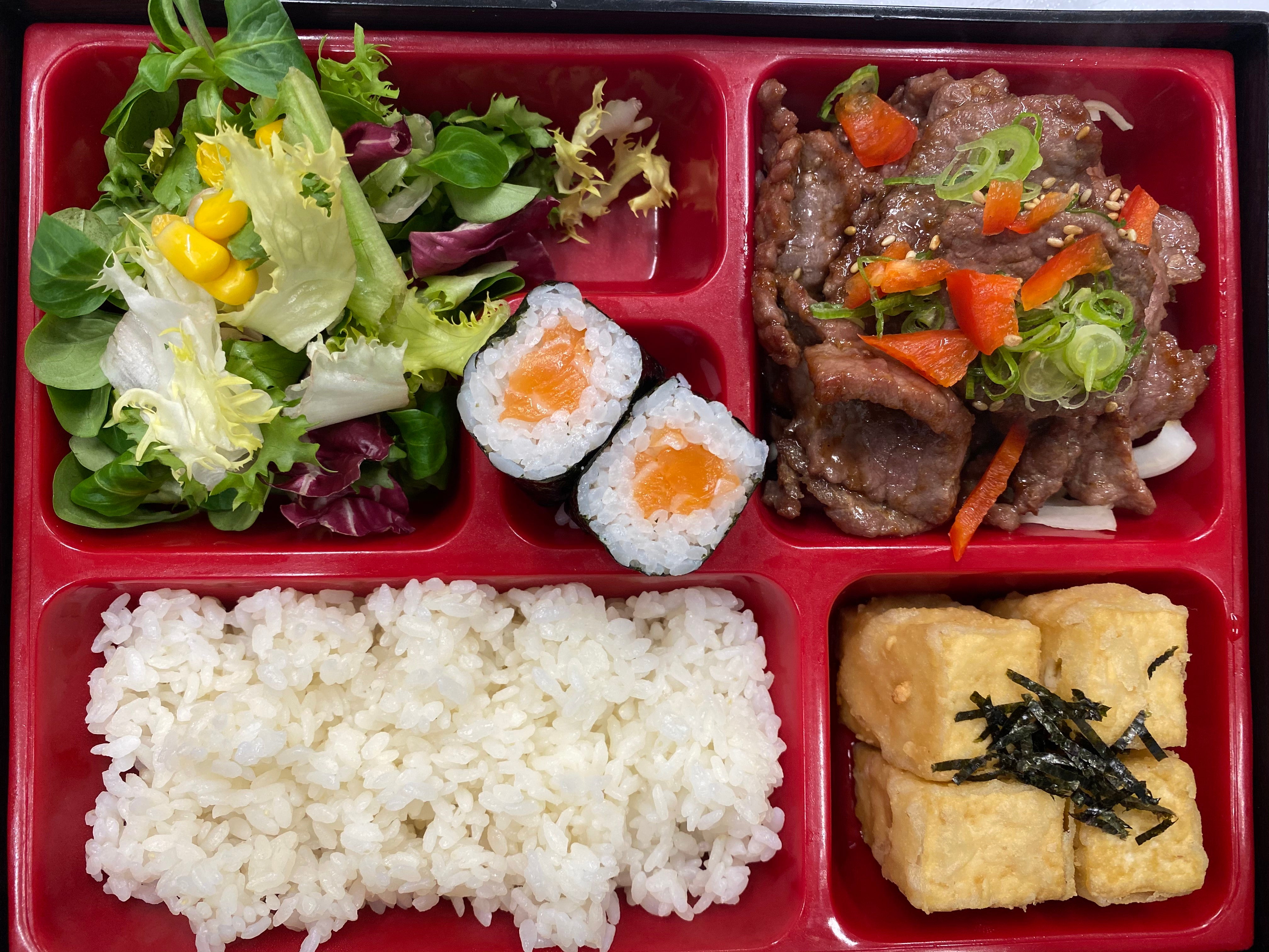 Spicy Beef Bento