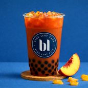 Peach Boba Tea