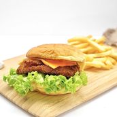 Buffalo Crispy Chicken burger