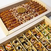 Lotus Dessert + Mixed Mini Fatayer
