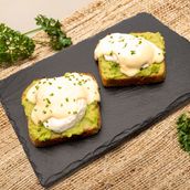 Eggs Benedict Avocado Toast