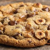 Choco Chip Caramel Hazelnut Cookies