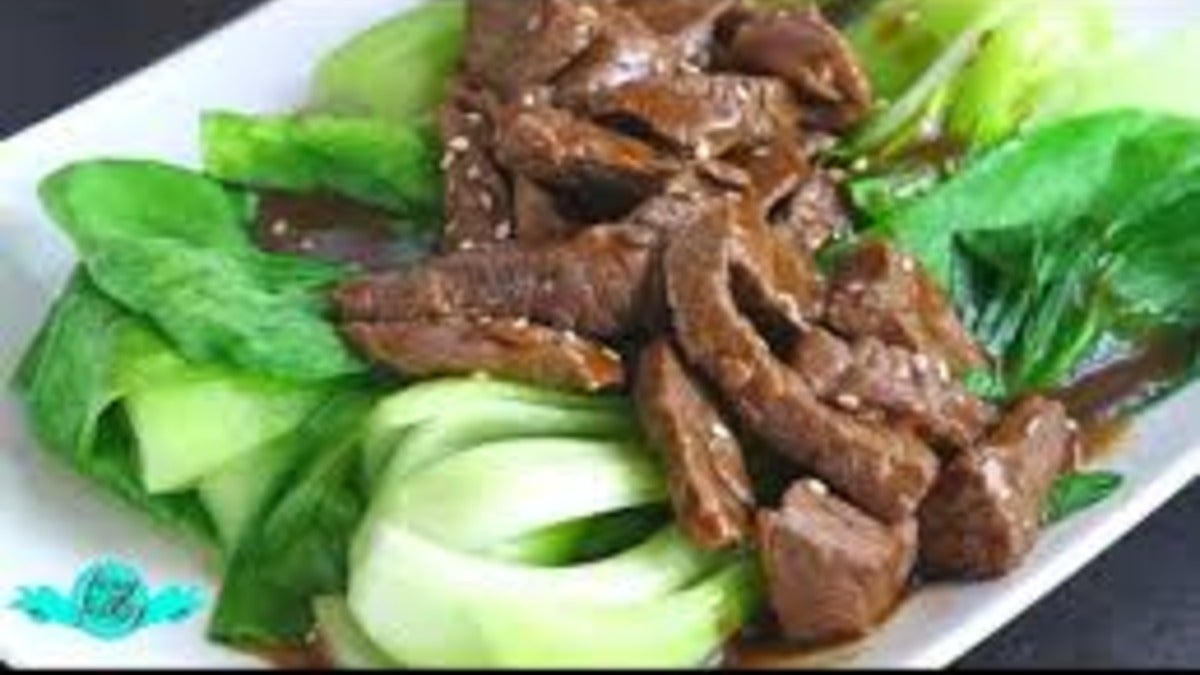 Beef and Fresh Pak Choi