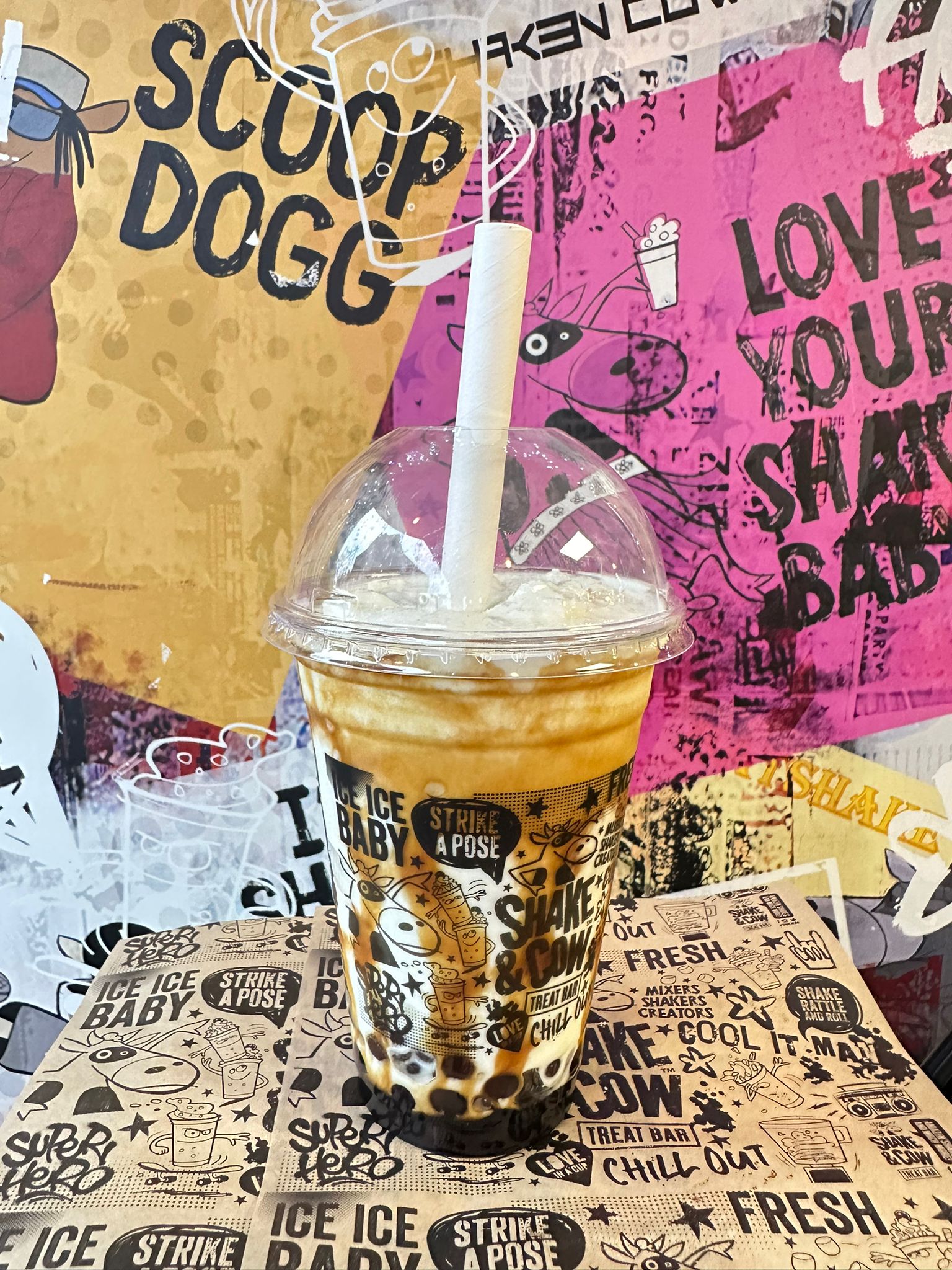 Cookie dough sugar bubbleshake