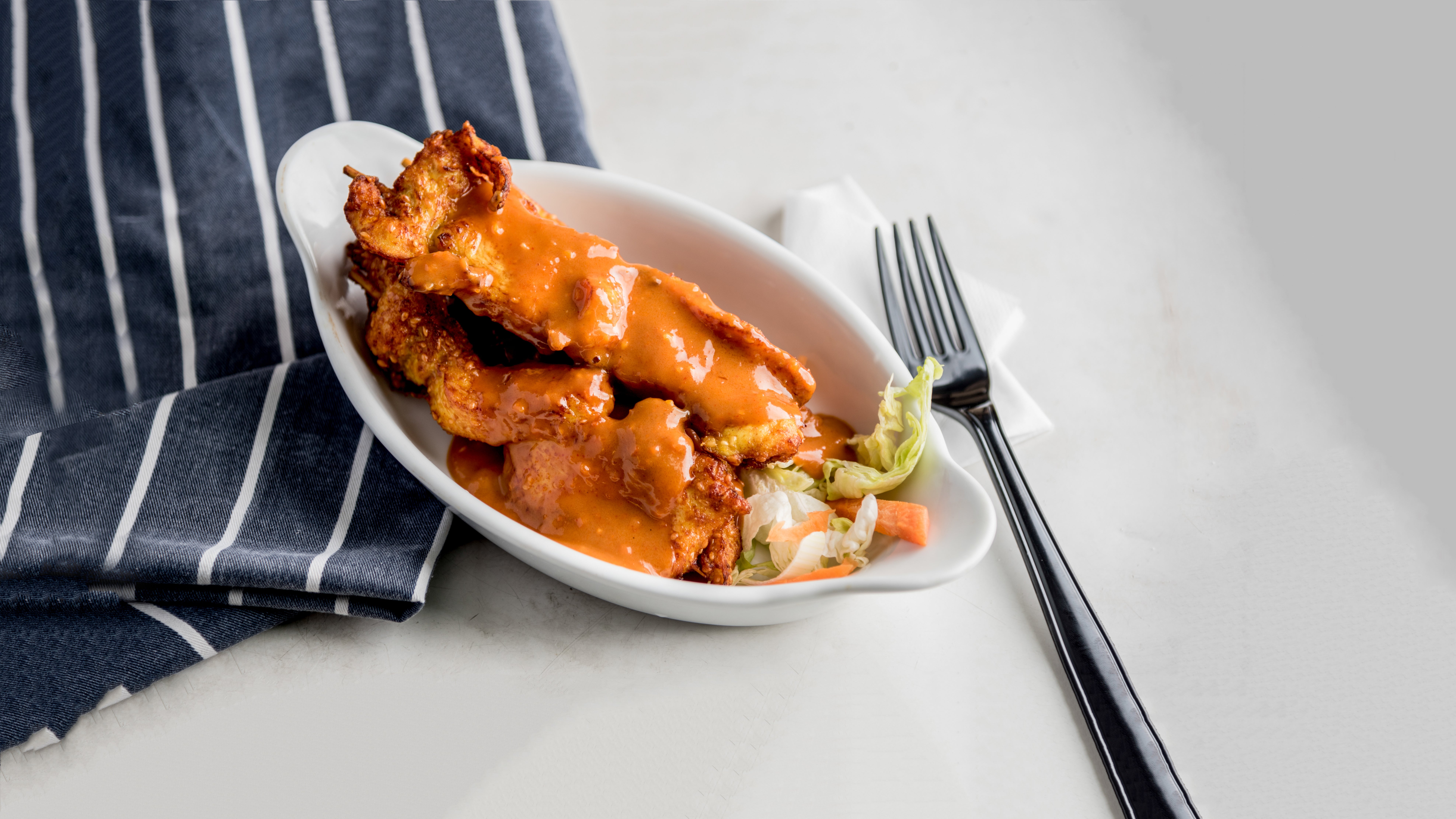 Satay Skewers with Peanut Sauce