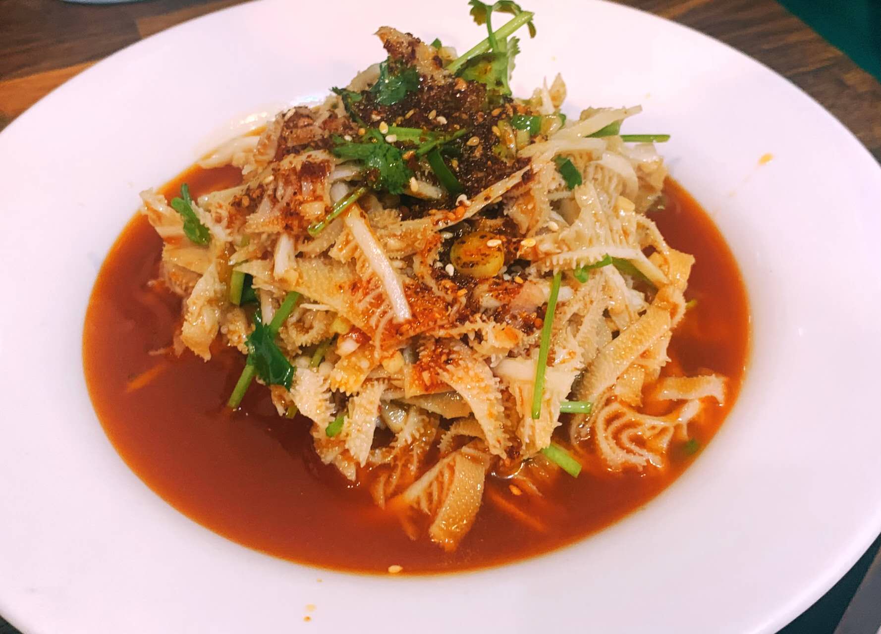 红油百叶Beef Omasum in Chilli Oil