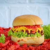 Cheetos Chicken Burger