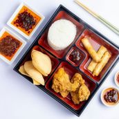 Pinoy Fried Chicken Bento