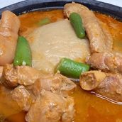 Konkonte with Groundnut Soup