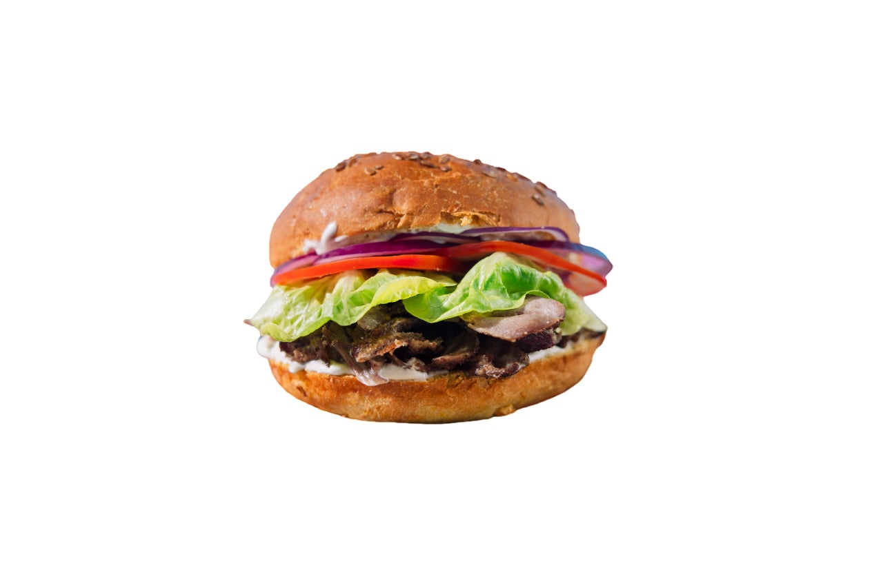 Lamb Gyros Burger