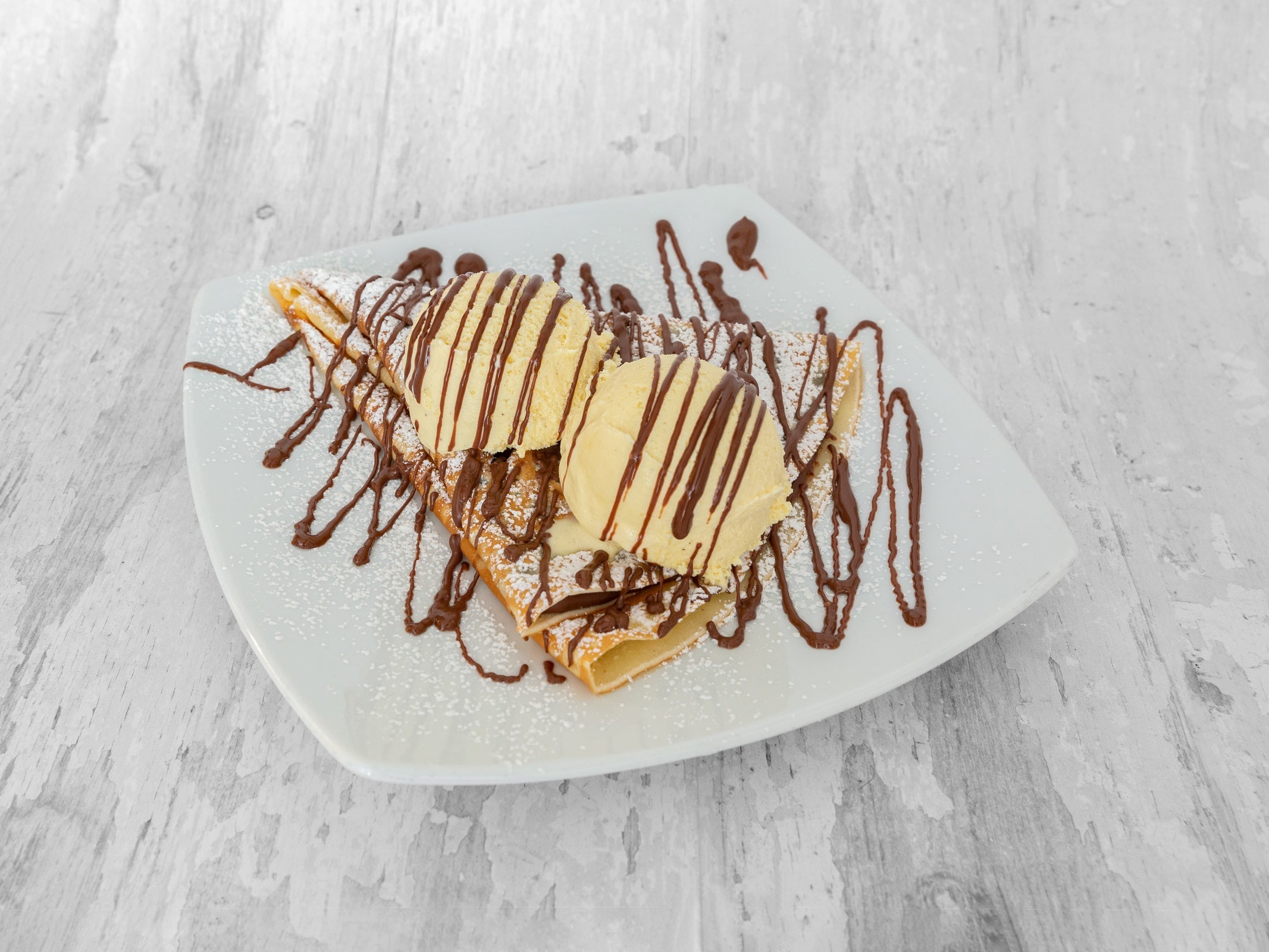 Nutella + Gelato Crepe
