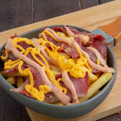 Bacon Fries With Cheese