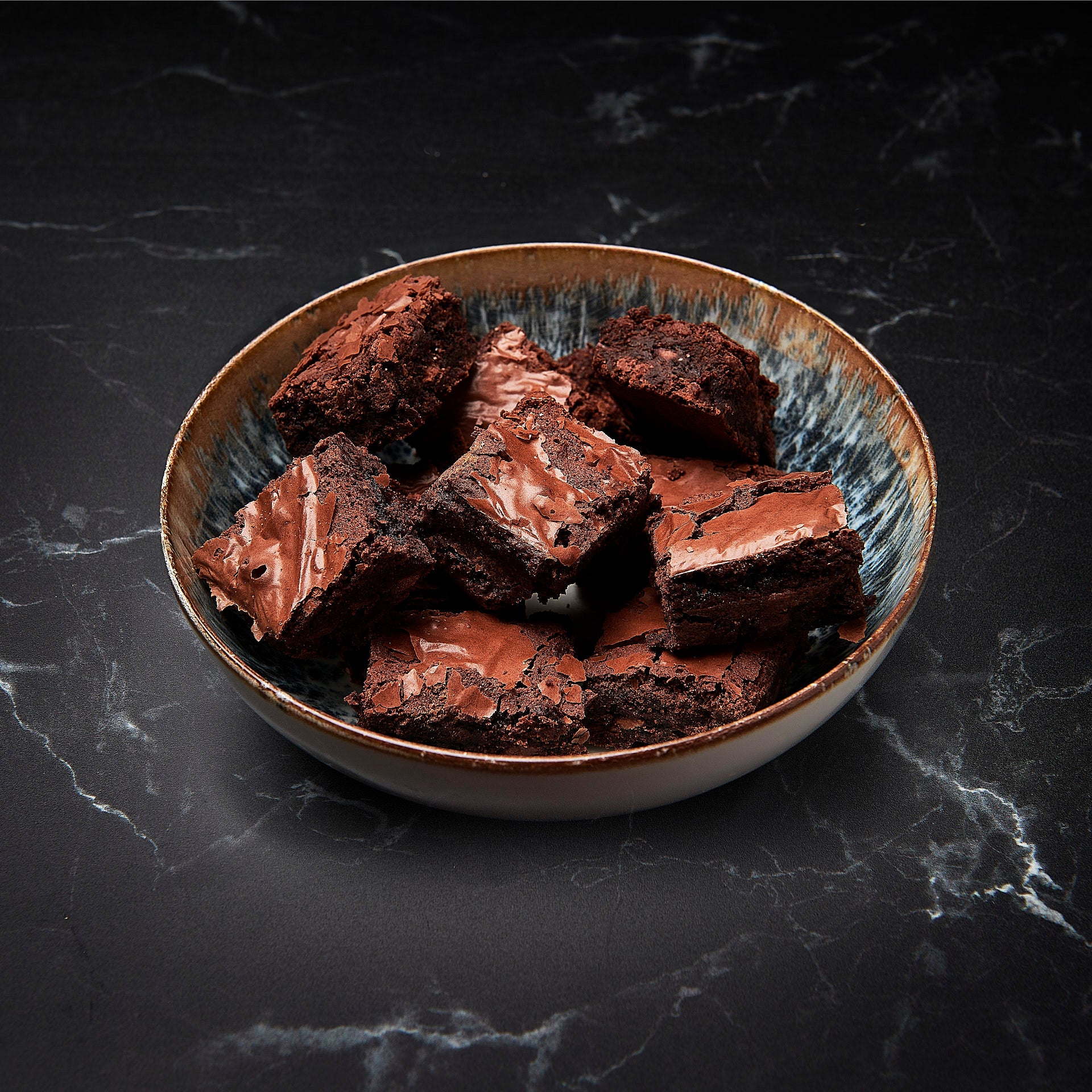 Triple chocolate brownies