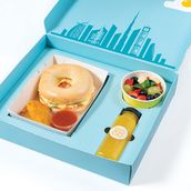 Salmon Bagel Breakfast Box