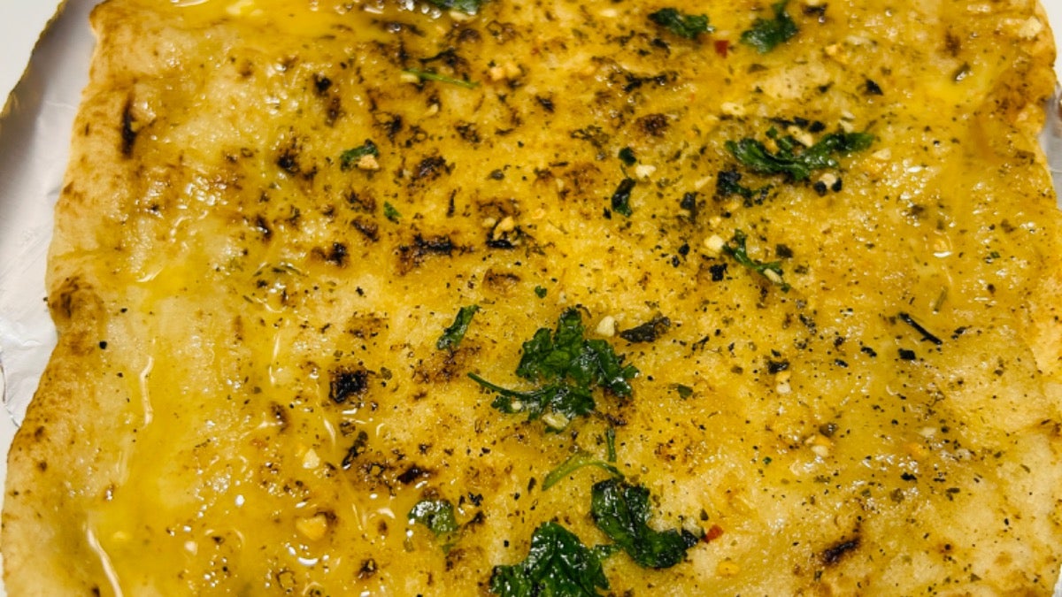 *Corriander & Garlic Naan