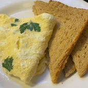 Egg With Low Fat Chees With Bread 