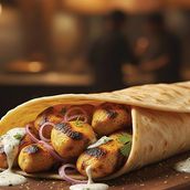 Chicken Shish Tawook Paratha
