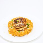 Chicken Pink Risotto