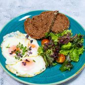 Three-Egg Morning Plate