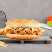 Zinger garlic burger
