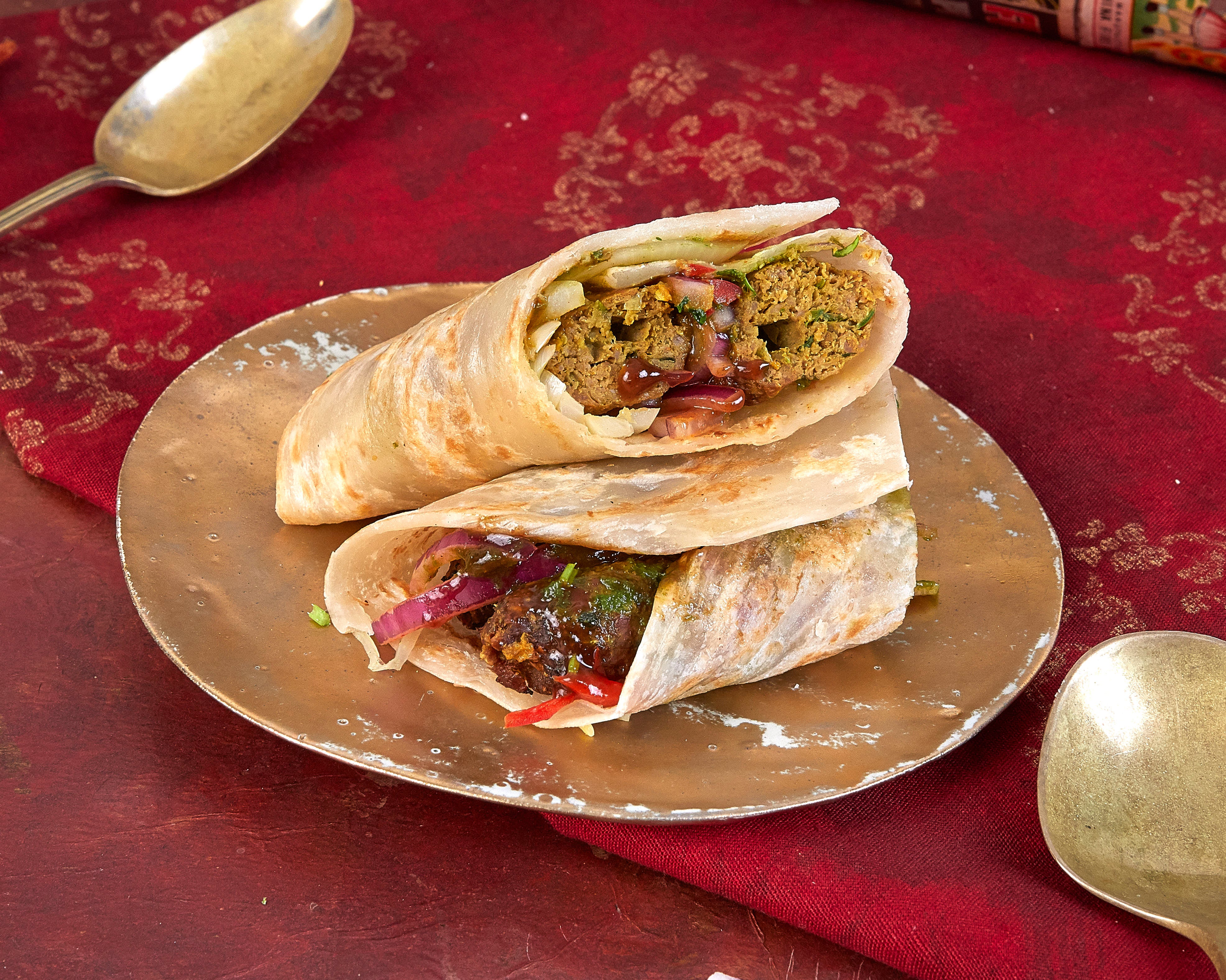 Lamb Seekh Kebab Frankie