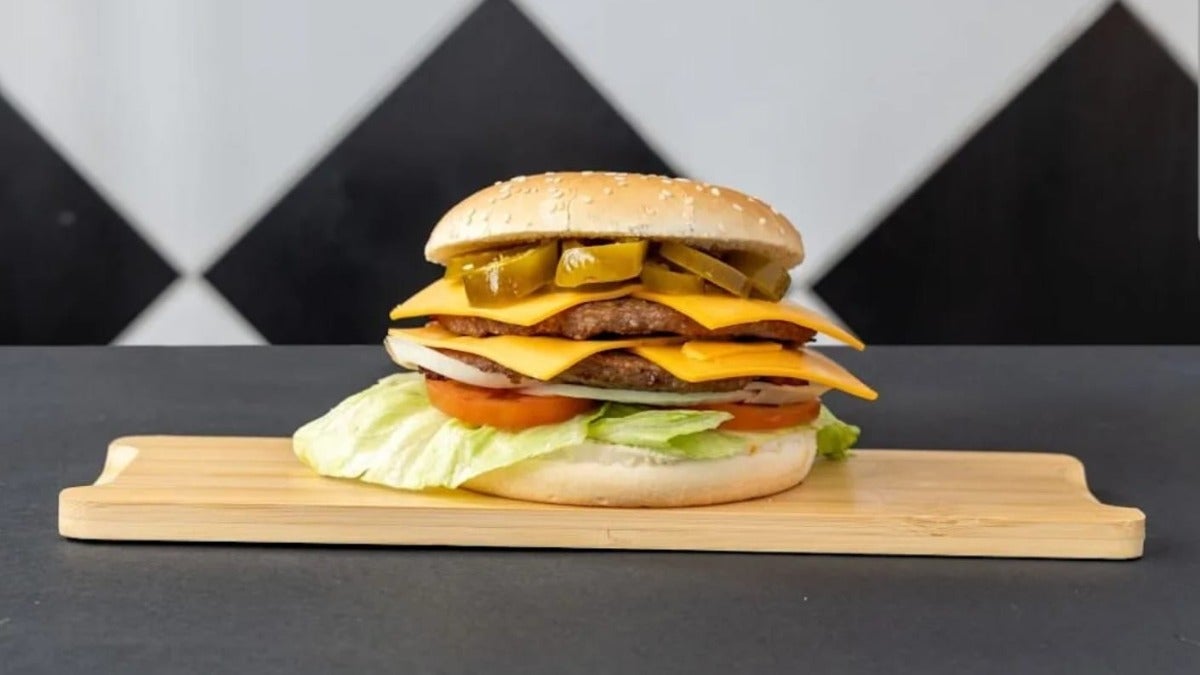 Cheese and Jalapeño Burger