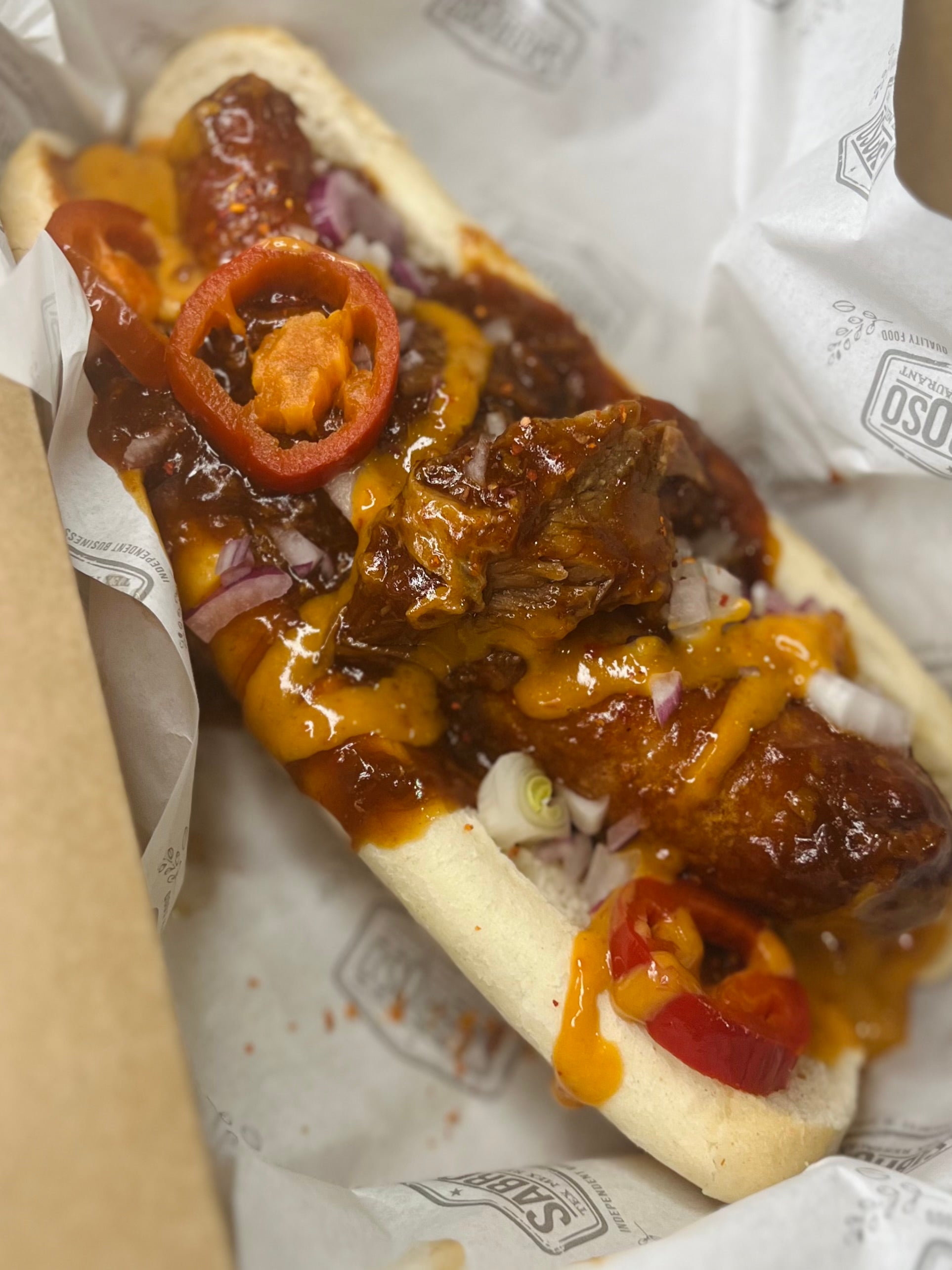 BBQ Pulled Pork HotDog